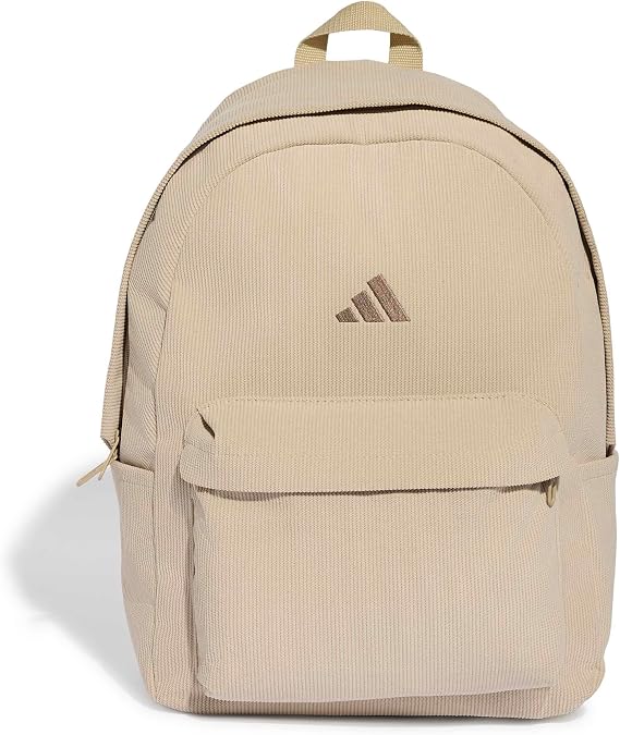 adidas Unisex Essentials Material Backpack, Khaki Three/Khaki Six, One Size