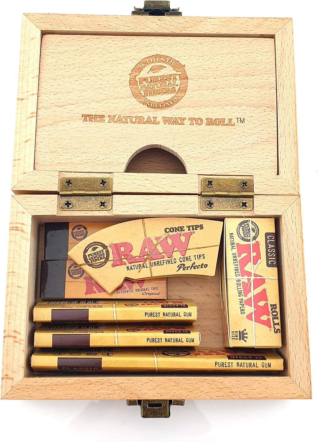 RAW Wooden Rolling Box Gift Set - STANDARD
