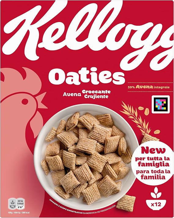Kellogg's Oaties Original Oat Cereal 360 g