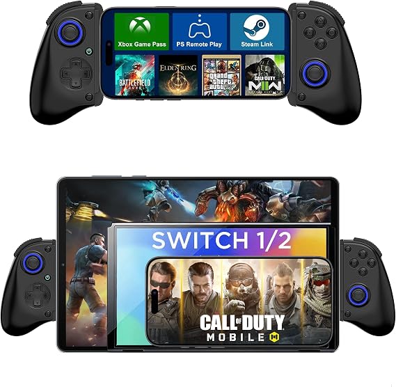 Megadream Gaming Controller for iPad/Tablet (Up to 10.2 inch) PC/Switch/PS3