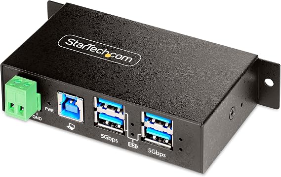 StarTech 4-Port Managed USB Hub 5Gbps (5G4AINDRM-USB-A-HUB)