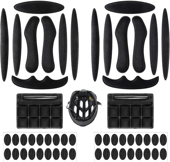 2 Sets Helmet Padding, Anti-Collision Helmet Foam Pads