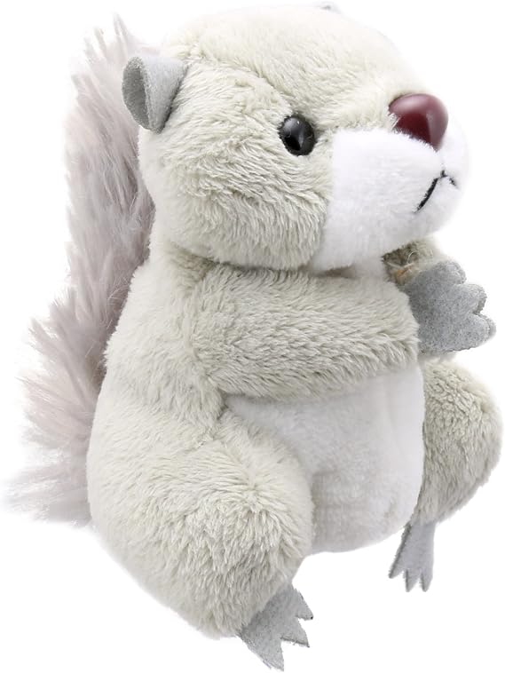 The Puppet Company Squirrel Finger Puppet Grey