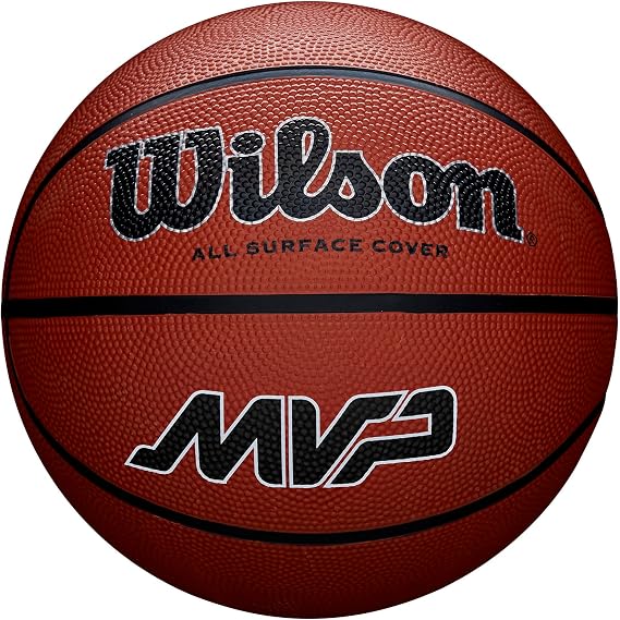 Wilson MVP Basketball Brown Rubber No. 5/6/7 Outdoor WZ3018703XB