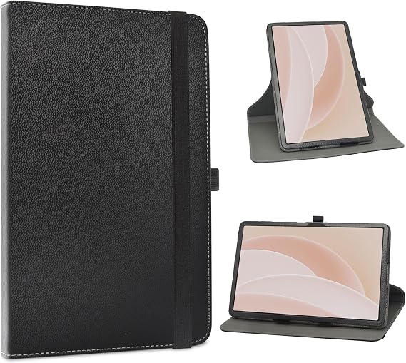 MAMA MOUTH 360 Degree Rotating Case for iQOO Pad 6 Pro/Vivo Pad 6 Pro 13.2 Inch Tablet,Black
