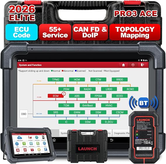 LAUNCH X431 PRO3 ACE Bidirectional Scan Tool 2026 Upgraded