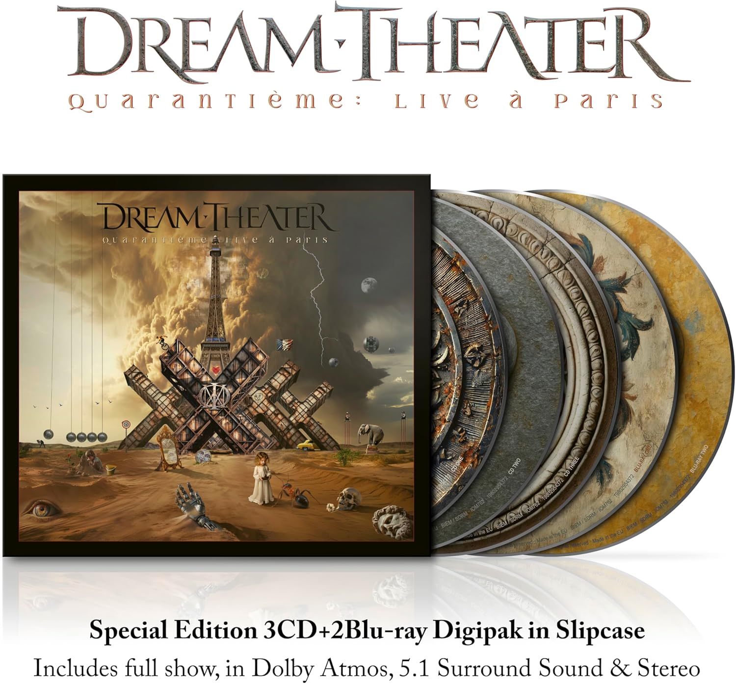 Quarantieme: Live A Paris Special Edition 3CD+2blu-Ray