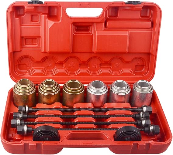 DAYUAN 26Pcs Universal Press and Pull Sleeve kkit, Bushes Bearings Remove Install Tool Set
