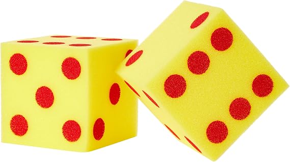 Learning Resources Giant Soft Dot Cubes (Set of 2)