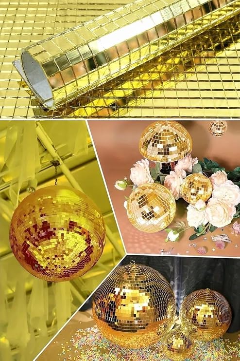 Buffer Kare Gold Cam Mozaik Fayans Çıkartmaları, PRA-13113459-0210