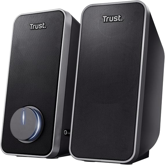 Trust Arys 2.0 PC Speaker Set 28 W 3.5 mm AUX Jack Black