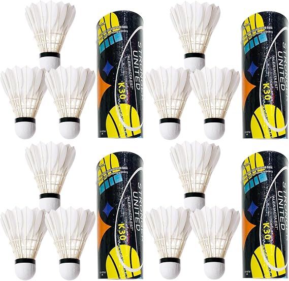 Badminton Shuttlecocks 3pieces High Speed Shuttlecocks Balls for Backyard