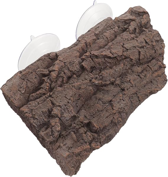 Resin Turtle Tank Basking Platform with Stable and Sturdy Design Easy Climbing Turtle Tank Rocks Decoration and Reptile Docking