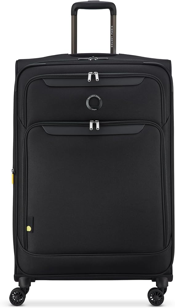 DELSEY Paris Sky Max 2.0 Duffle Carry-on Bag, Onyx Black, Checked-Large, 28 Inch, Sky Max Softside Expandable Luggage With Spinner Wheels