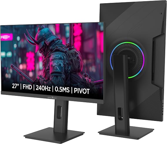 James Donkey Arven A70 27'' 240Hz 0.5Ms FHD VA Panel Gaming RGB Pivot Monitör (Sıfır Ölü Piksel Garantili)