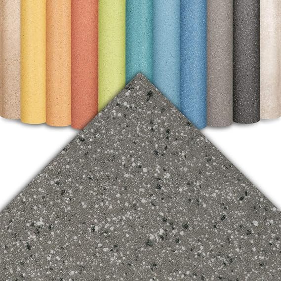 Xtreme Commercial PVC Flooring, Cushion Vinyl Flooring, High Abrasion-Resistant, Non-Slip Waterproof, UV Resistant Flooring (100 x 100 cm, Xtreme | Mira 690D)