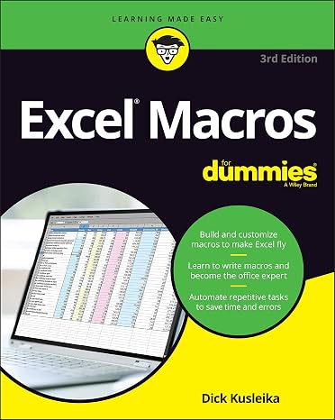 Excel Macros For Dummies, 3rd Edition
