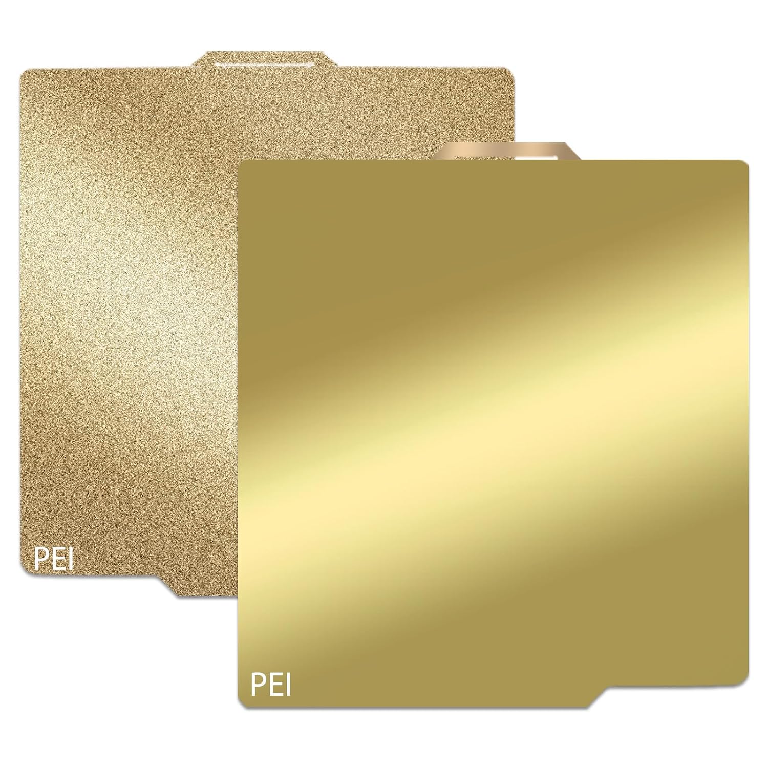 257x257mm Double Sided Flexible PEI Sheet, Smooth PEI SurfaceTextured PEI Surface for Bambu Lab P1PP1S X1X1CA1 3D Printer, 3D Printer PEI Spring Steel Build Plate Removable Platform