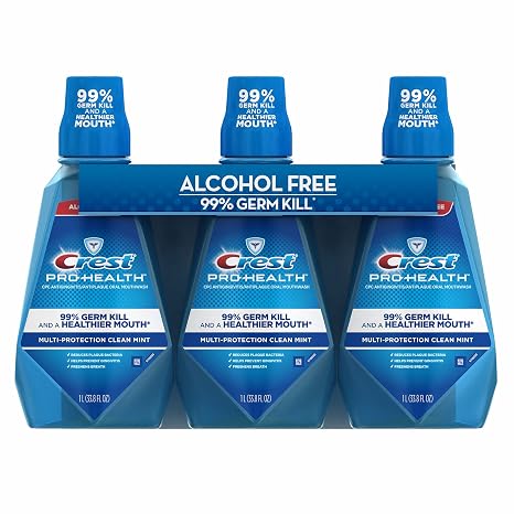 Crest 76380 Pro Health Multiprotection Rinse Pack of 3 1 L Shape