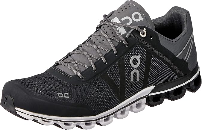 On Running Men's Cloud X Running Shoes, Black/Asphalt