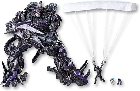 TRANSFORMERS Toys Studio Series 56 Leader Class Dark of The Moon Shockwave Action Figure - Kids Ages 8 & Up, 8.5"