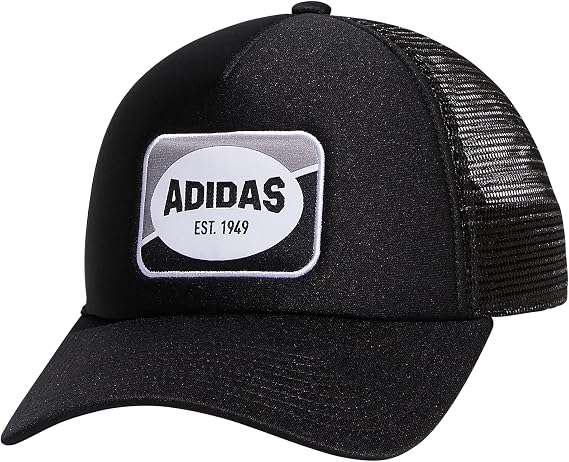 Adidas Men's Foam Front Mesh Back Snapback Adjustable Fit Trucker Hat Baseball Cap