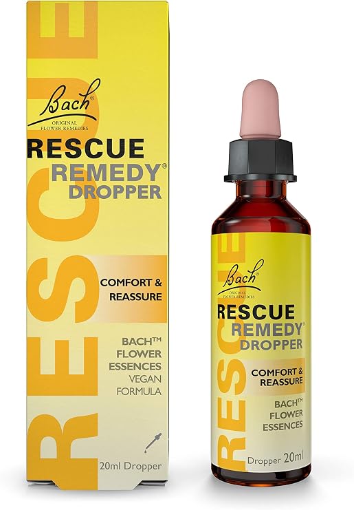 Rescue Remedy Dropper | Daily Support for Stressful Moments | Bach Original Flower Essences | Easy-to-Use 20ml Dropper