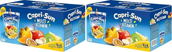 Caprisun Multi Vitamin Karışık Meyveli (200 ml x 20 Adet) (2 paketi)