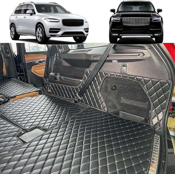 Boot Liner for 2015-2024 Volvo XC90 Fits 7Seats with 3rd Row Folded