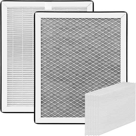 Replacement Filter Compatible with FC-100A (100W) Fume Extractor 6x Pre-Filter 1x Hepa 1x Carbon Filter Sets