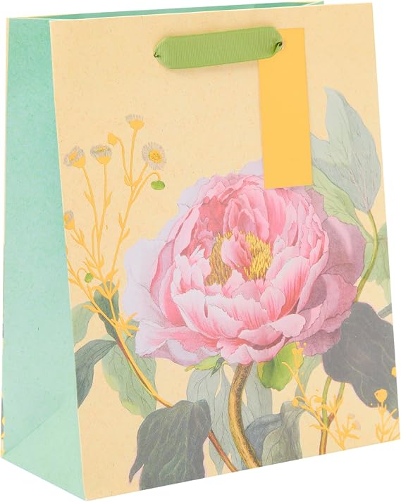 UK Greetings | RHS Medium Gift Bag | Stunning Floral Design