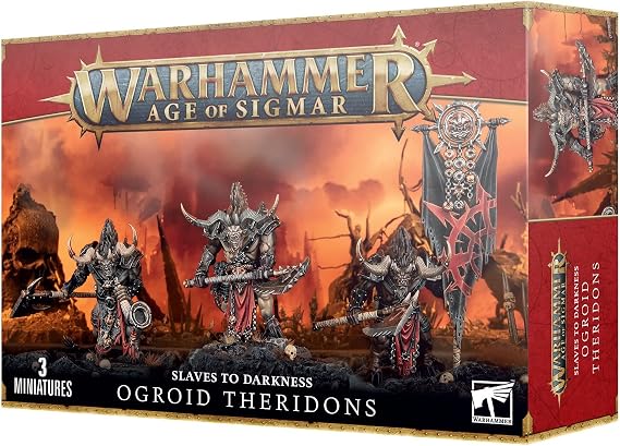 Warhammer Age of Sigmar Games Workshop Slaves to Darkness: Ogroid Theridons, Black