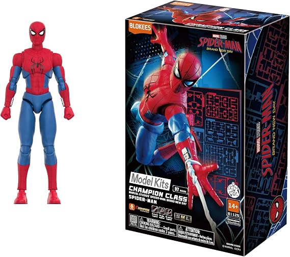 Blokees Marvel CC13 81125 Spider-Man Brand New Day Movable Plastic Model