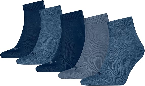 PUMA Unisex Plain Quarter (pack of 5)