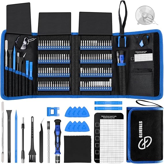 STREBITO Electronics Precision Screwdriver Set Repair Tool Kit for Computer