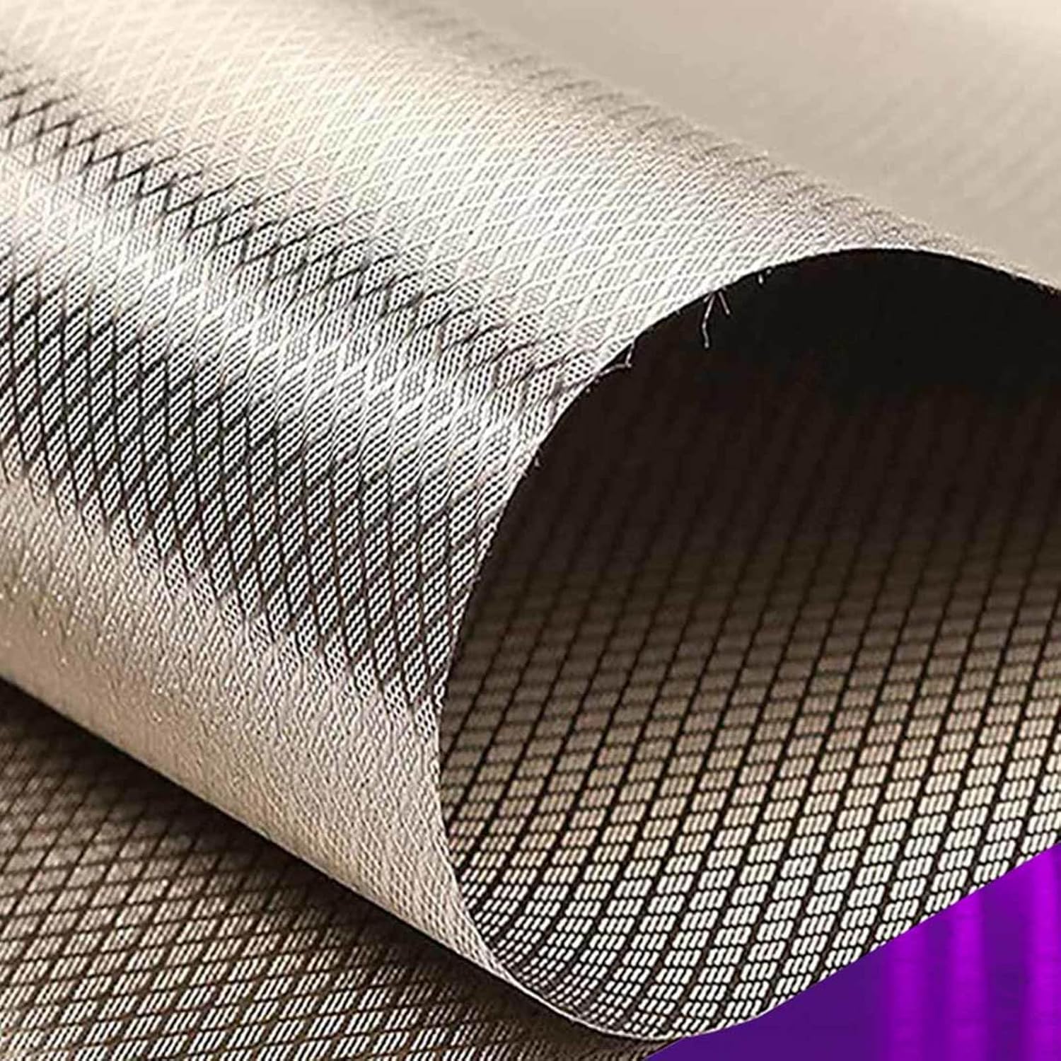 RFID EMF Blocker Fabric EMF Fabric Soft EMF Protection Conductive Cloth EMP Protection for Cars EMF Blocking Paint,silver-7x1.1m