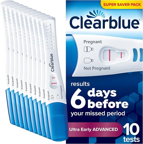 Clearblue Ultra Early Advanced Pregnancy Test, 10