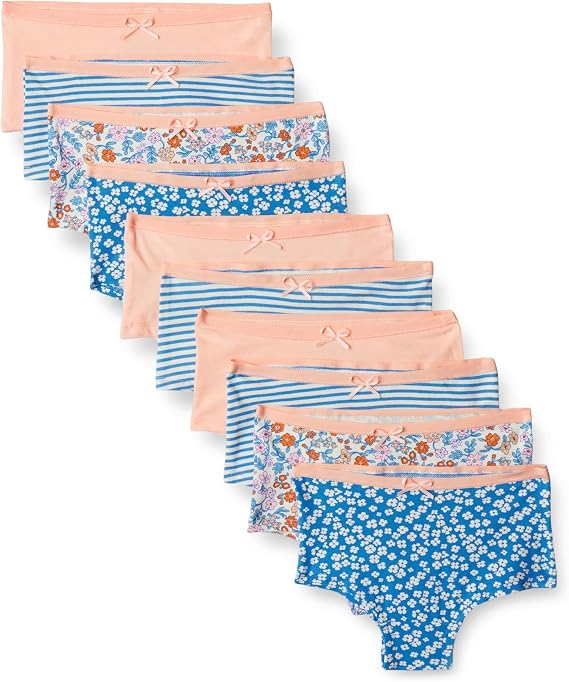 Amazon Essentials Girl's Cotton Jersey Boyshort Underwear