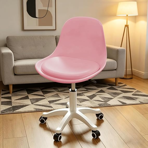Home Office Desk Chair,Vanity Chair with Soft Padded Cushion Desk Chair Height Adjustable Chairs for Home Office
