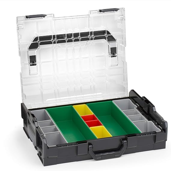 Bosch Sortimo L-Boxx 102 Black Transparent Fitted