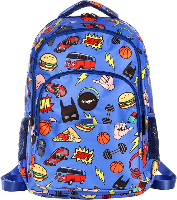 Fringoo - Kids School Bag - Backpack for Kids - Waterproof - 12 Designs