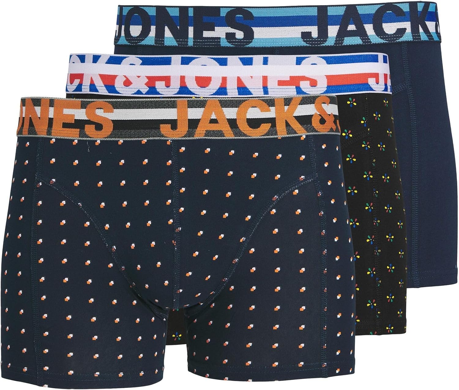 JACHENRIK TRUNKS 3 PACK N Black Mens Boxer