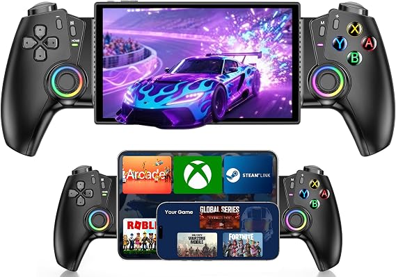 HASACOOL Switch Controller Compatible with Switch/Switch 2/OLED,Wireless Pro Controller One Piece Joypad for Android/iPhone-Xbox Cloud, Steam Link, GeForce Now,MFi Apple Arcade