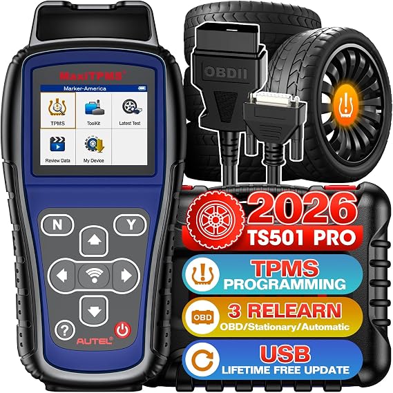 Autel MaxiTPMS TS501 PRO TPMS Programming Tool, Relearn Activate 99% Sensor