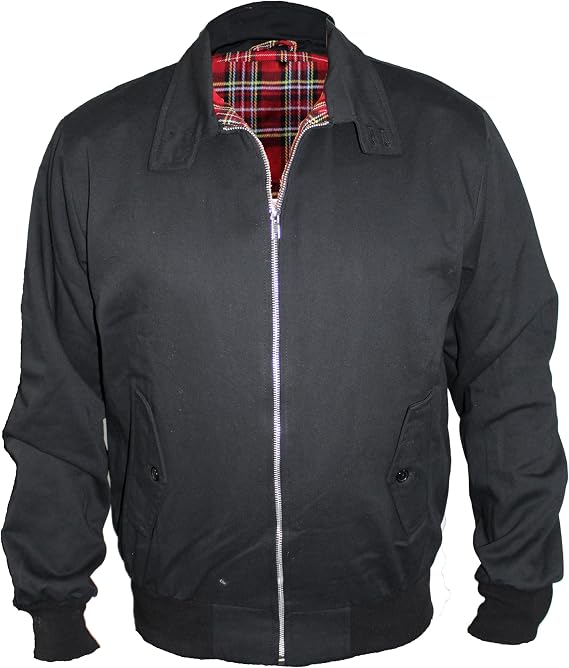 Harrington Jacket Classic/Retro/Mod/Scooter by SKYTEXUK, 10 colours, sizes XS - 8XL
