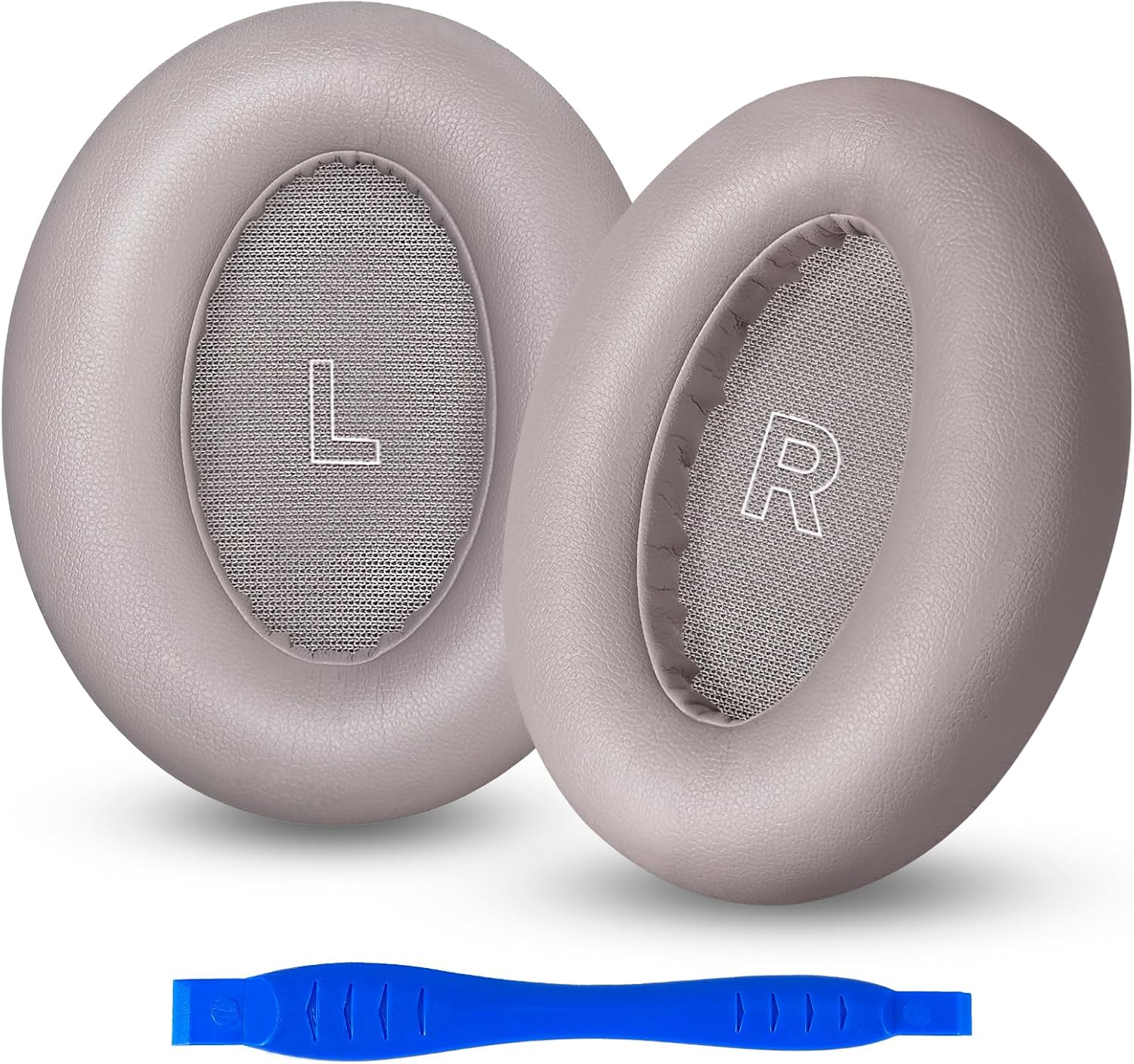 Aurivor Replacement Ear Pads Cushions for Bose QuietComfort(QC) Ultra Wireless Headphones- Covers with Soft-touch Protein Leather, Noise Isolation Memory Foam，Added Thickness (Sandstone)
