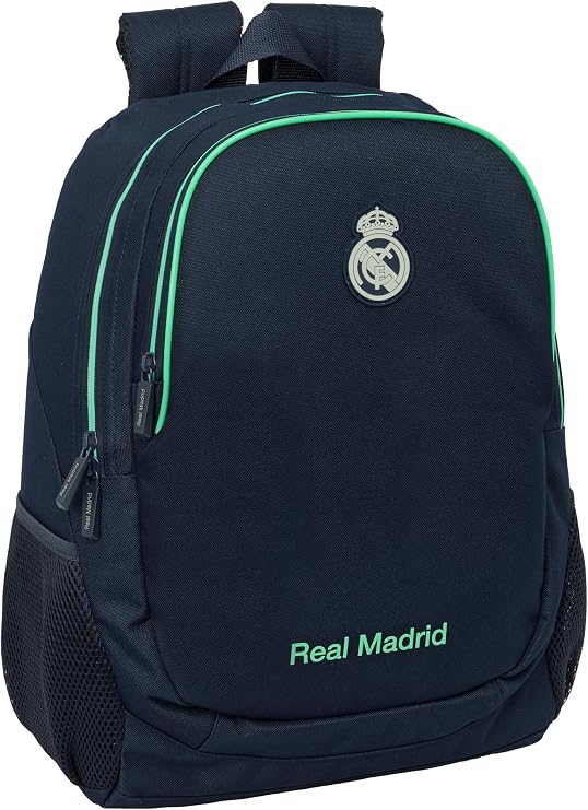 Real Madrid 2nd Team 25/26 – Children's School Backpack, Ideal for Children of Different Ages, Comfortable and Versatile, Quality and Resistance, 32 x 16 x 44 cm