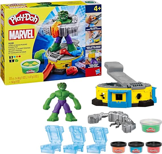 Play-Doh Marvel Hulk Smash & Squish Oyun Seti
