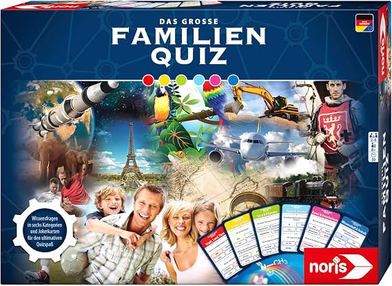 Noris Family Quiz Game (Multi-Colour)