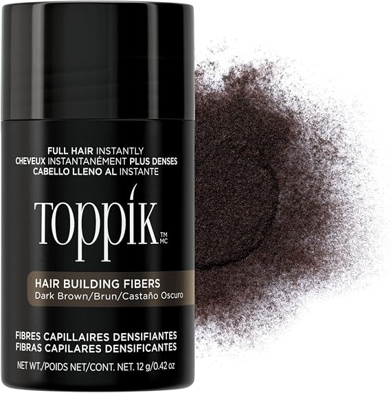 Topic Hair Building Fiber 12g # Dark Brown 0.42oz